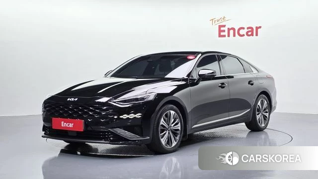 Kia K8 Hybrid 2021 Черный из Кореи
