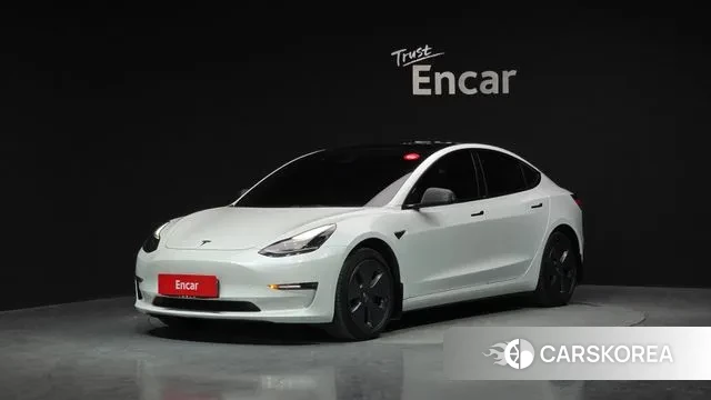 Tesla Model 3 2022 Белый из Кореи