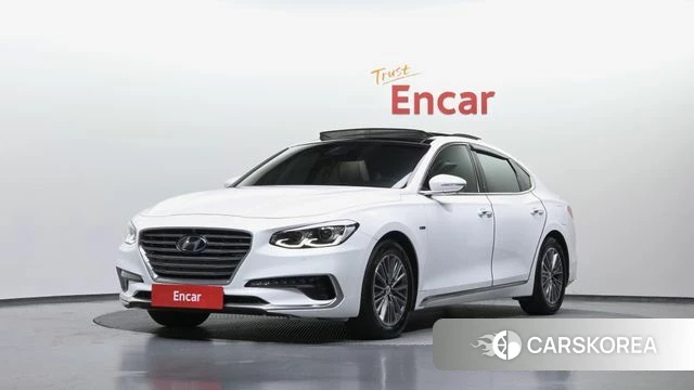 Hyundai Grandeur IG Hybrid 2018 Белый из Кореи