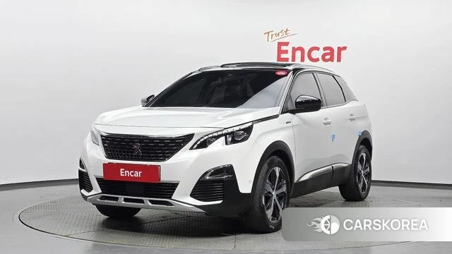 Peugeot 3008 second generation 2021 Белый из Кореи