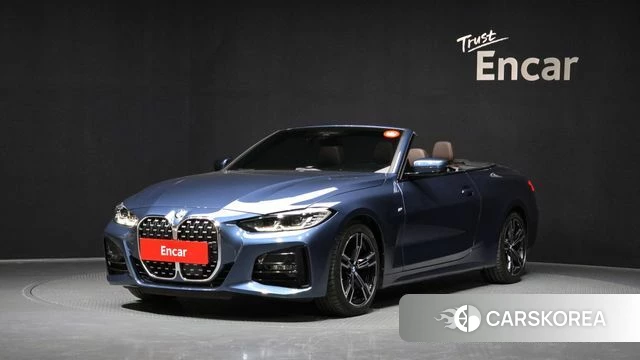 BMW 4 Series (G22) 2023 Синий из Кореи
