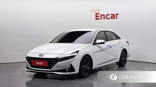 Hyundai Avante (CN7) 2022 Белый из Кореи