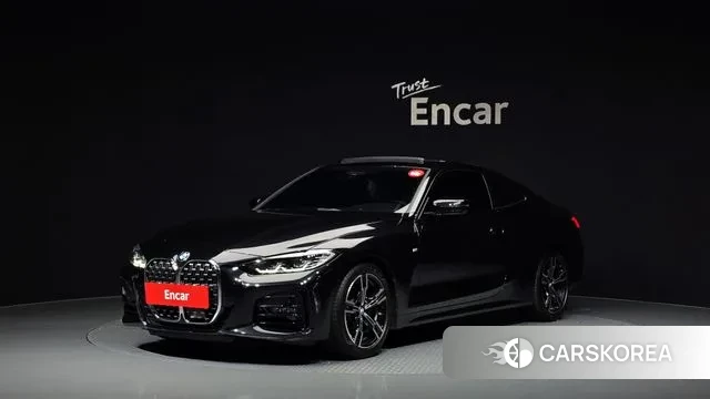 BMW 4 Series (G22) 2023 Черный из Кореи