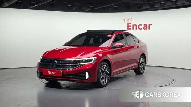 Volkswagen 7th Generation of Jetta 2024 Красный из Кореи