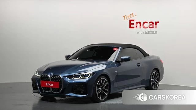 BMW 4 Series (G22) 2024 Синий из Кореи