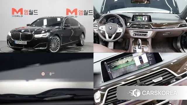 BMW 7 Series (G11) 2022 Черный из Кореи