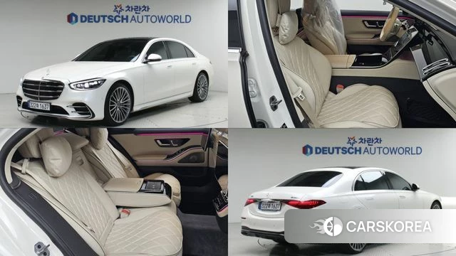 Mercedes-Benz S-Class W223 2023 Белый из Кореи