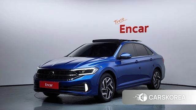 Volkswagen 7th Generation of Jetta 2022 Синий из Кореи