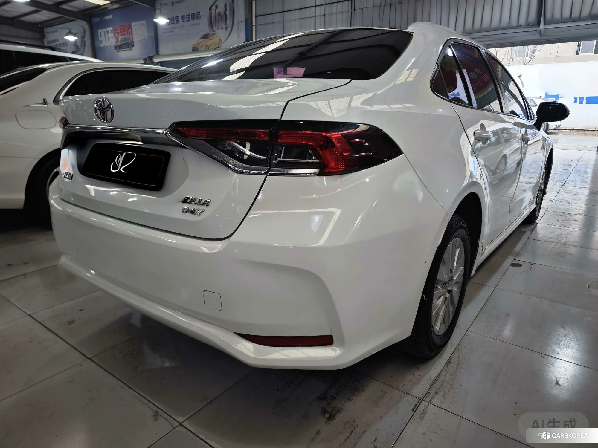 Toyota Corolla 2022 Белый из Китая