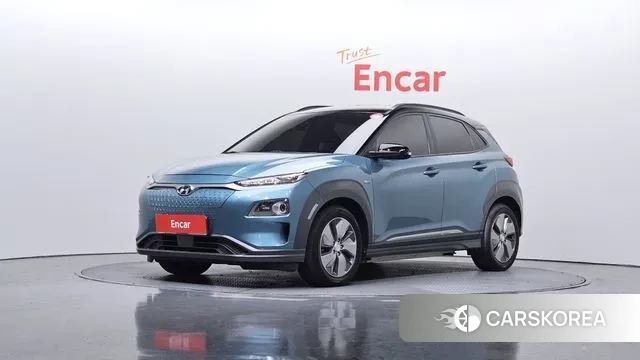 Hyundai Kona Electric 2019 Небесно-голубой из Кореи