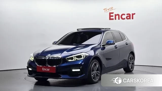 BMW 1 Series (F40) 2020 Синий из Кореи