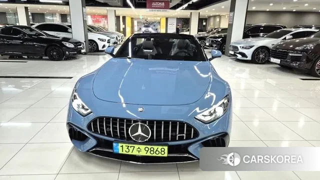 Mercedes-Benz SL-Class R232 2024 Небесно-голубой из Кореи