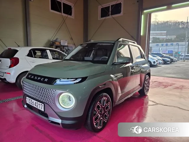 Hyundai Casper 2022 Темно-зеленый из Кореи