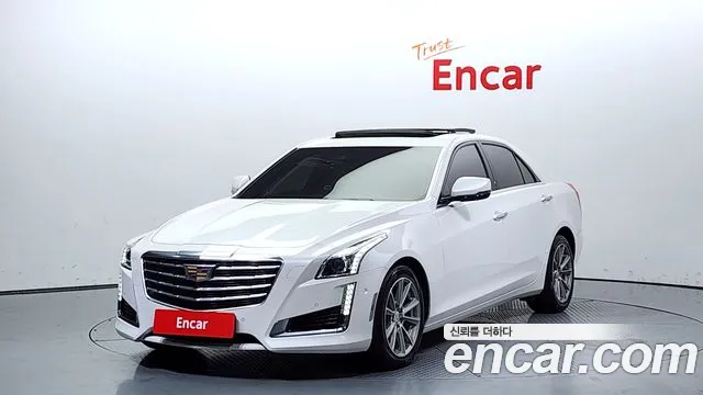 Cadillac CTS 3rd generation 2019 Белый из Кореи