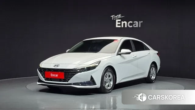 Hyundai Avante (CN7) 2020 Белый из Кореи