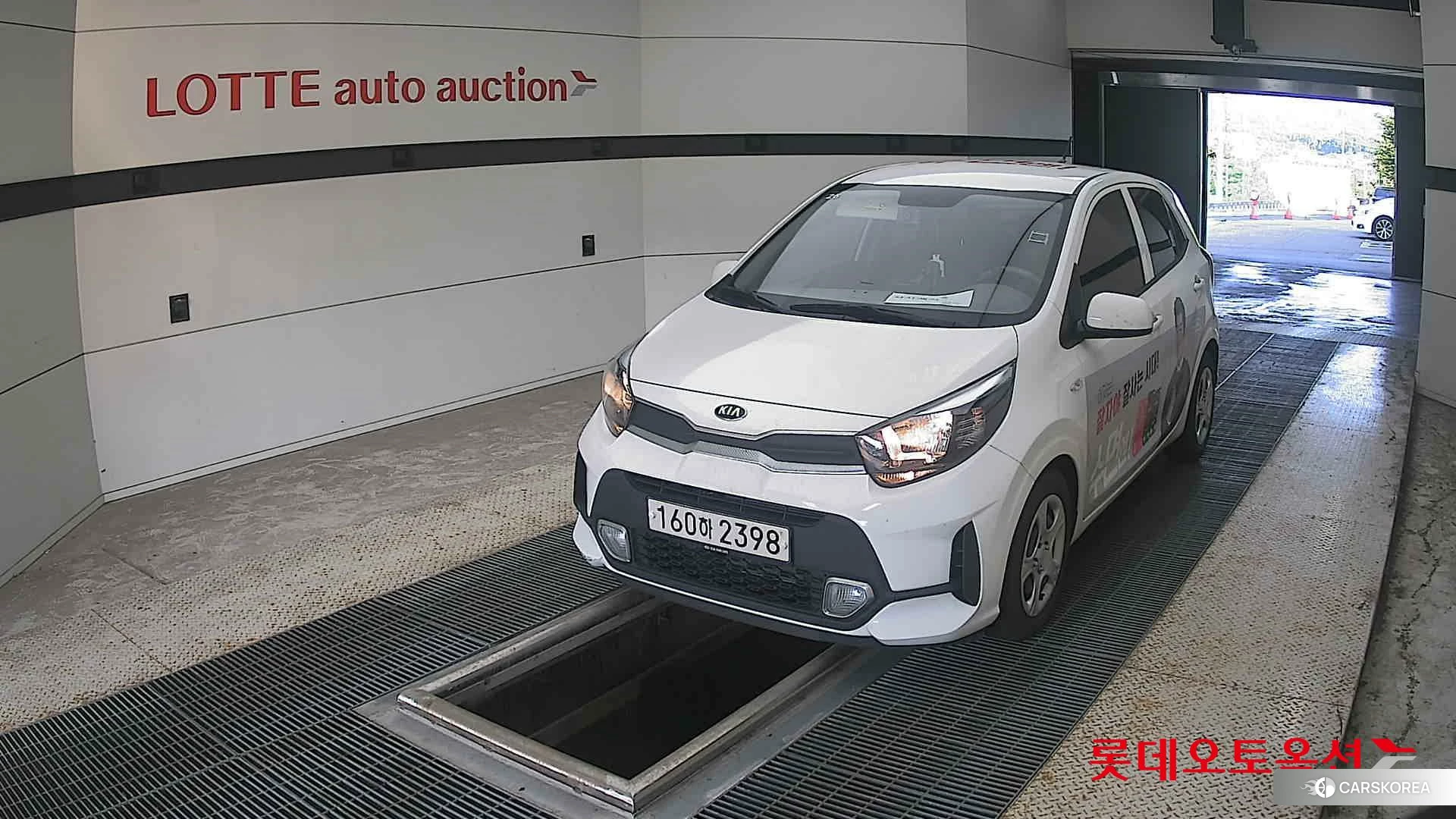 Kia Morning 2021 Clear White из Кореи