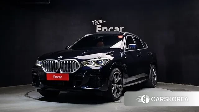 BMW X6 (G06) 2022 Черный из Кореи