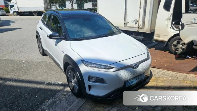 Hyundai Kona Electric 2019 Белый из Кореи