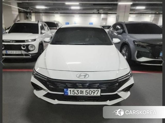 Hyundai The New Avante (CN7) 2023 Белый из Кореи