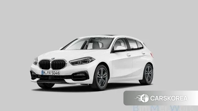 BMW 1 Series (F40) 2022 Белый из Кореи