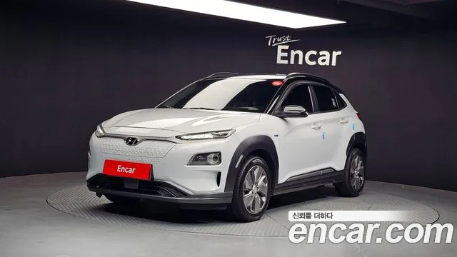 Hyundai Kona Electric 2018 Белый из Кореи