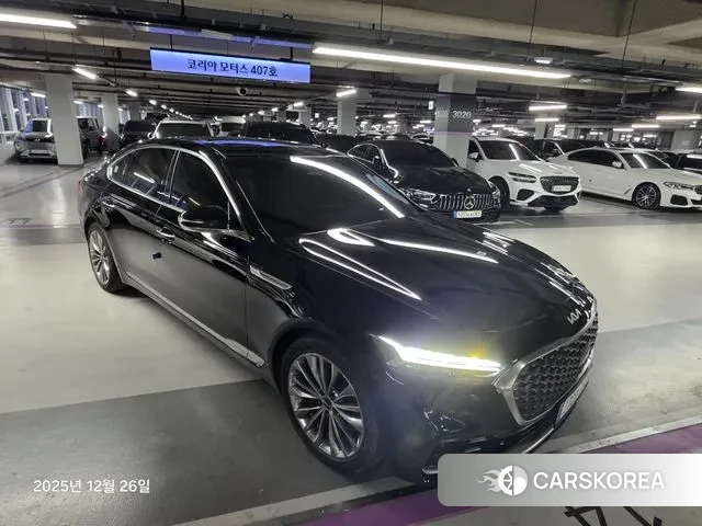 Kia The New K9 2nd generation 2021 Черный из Кореи