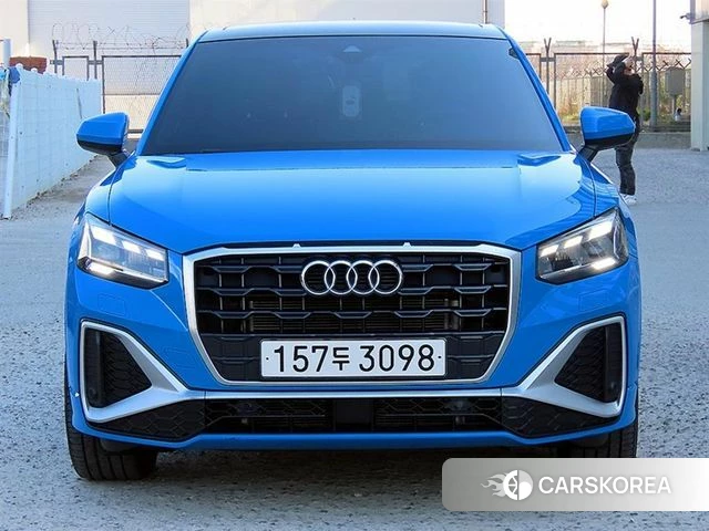 Audi Q2 2023 Синий из Кореи