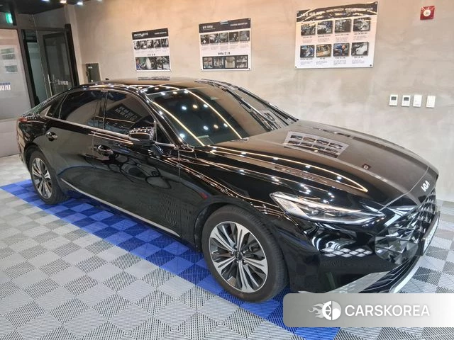 Kia K8 Hybrid 2021 Черный из Кореи