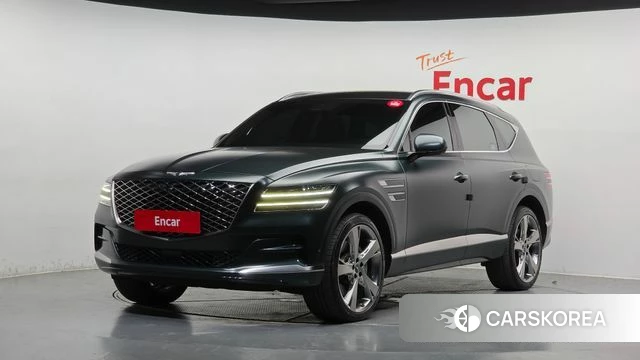 Genesis GV80 2022 Темно-зеленый из Кореи