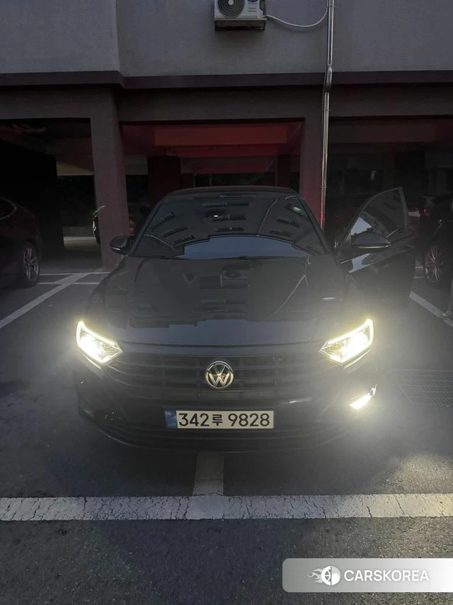 Volkswagen 7th Generation of Jetta 2021 Черный из Кореи