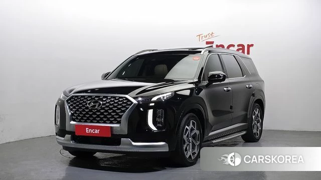 Hyundai Palisade 2021 Черный из Кореи
