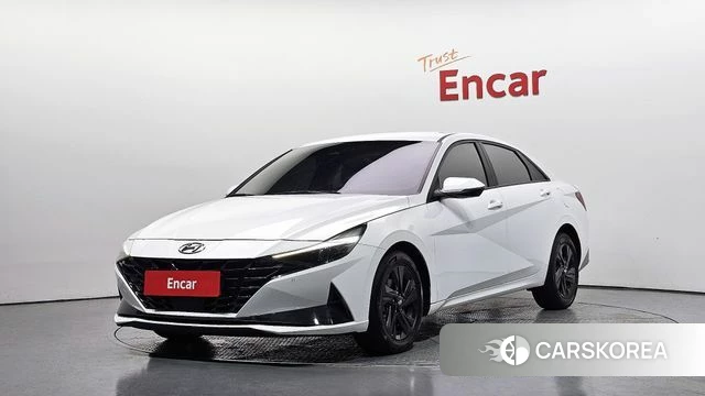 Hyundai Avante (CN7) 2022 Белый из Кореи