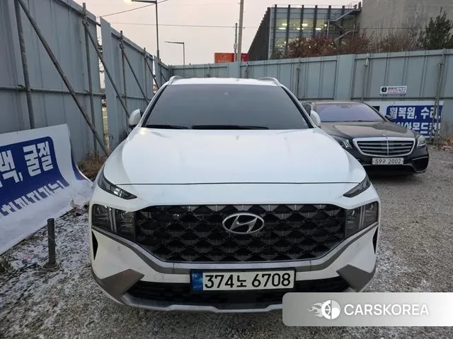 Hyundai The New Santa Fe 2022 Белый из Кореи