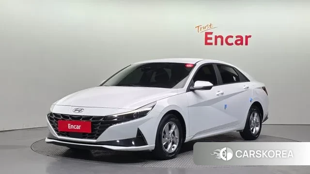 Hyundai Avante (CN7) 2021 Белый из Кореи