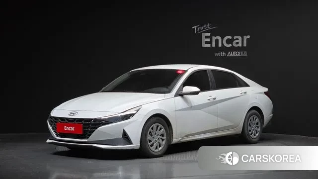 Hyundai Avante (CN7) 2021 Белый из Кореи