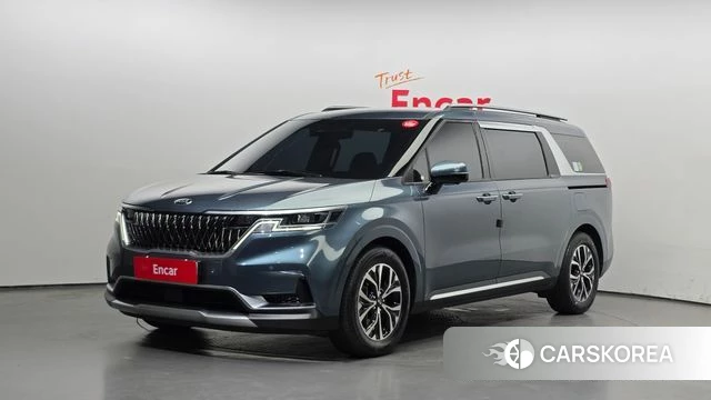 Kia Carnival 4th generation 2021 Небесно-голубой из Кореи