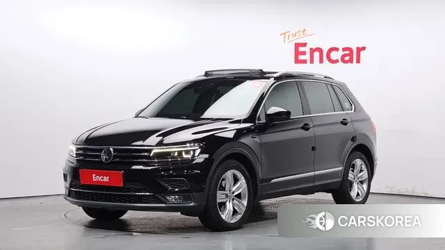 Volkswagen Tiguan second Generation 2020 Черный из Кореи