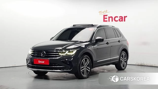 Volkswagen Tiguan second Generation 2021 Серый из Кореи
