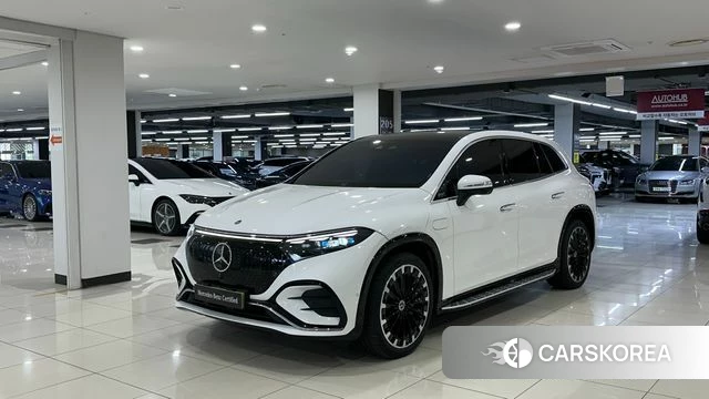 Mercedes-Benz EQS SUV X296 2024 Белый из Кореи