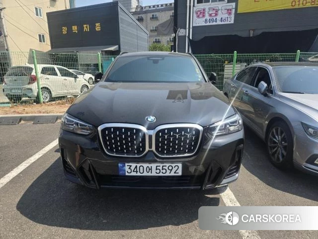 BMW X4 (G02) 2023 Черный из Кореи