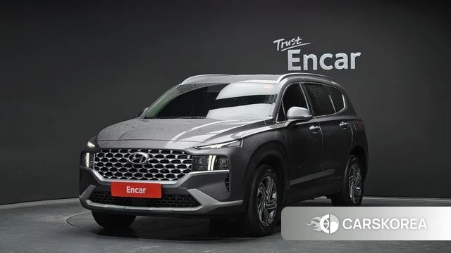 Hyundai The New Santa Fe 2021 Серый из Кореи