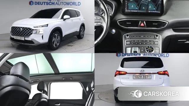 Hyundai The New Santa Fe 2021 Белый из Кореи