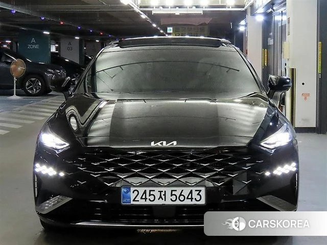 Kia K8 Hybrid 2023 Черный из Кореи