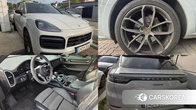 Porsche Cayenne (PO536) 2021 Серебристо-серый из Кореи
