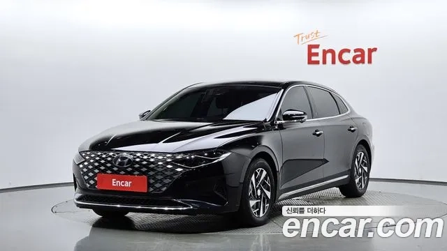 Hyundai The New Grandeur IG Hybrid 2022 Черный из Кореи