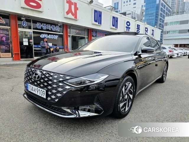 Hyundai The New Grandeur IG Hybrid 2021 Черный из Кореи