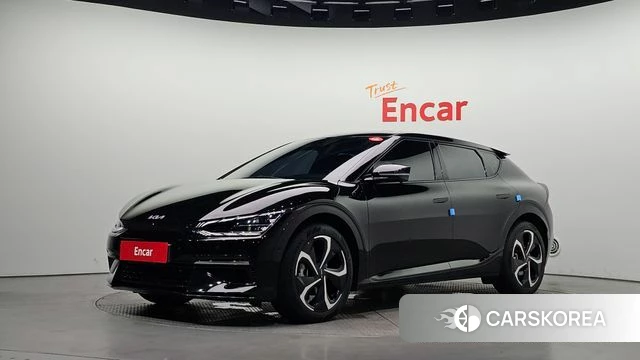 Kia EV6 2023 Черный из Кореи