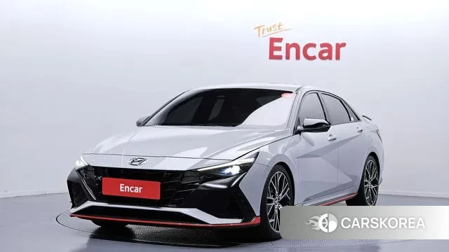 Hyundai Avante (CN7) 2021 Серебряный из Кореи