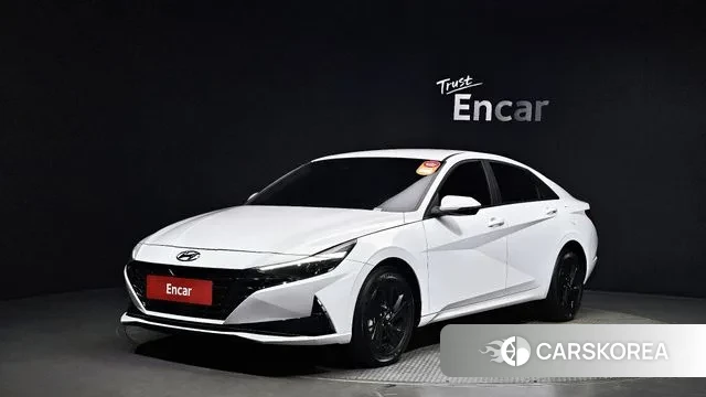 Hyundai Avante (CN7) 2022 Белый из Кореи