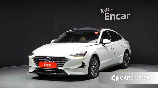 Hyundai Sonata (DN8) 2019 Белый из Кореи